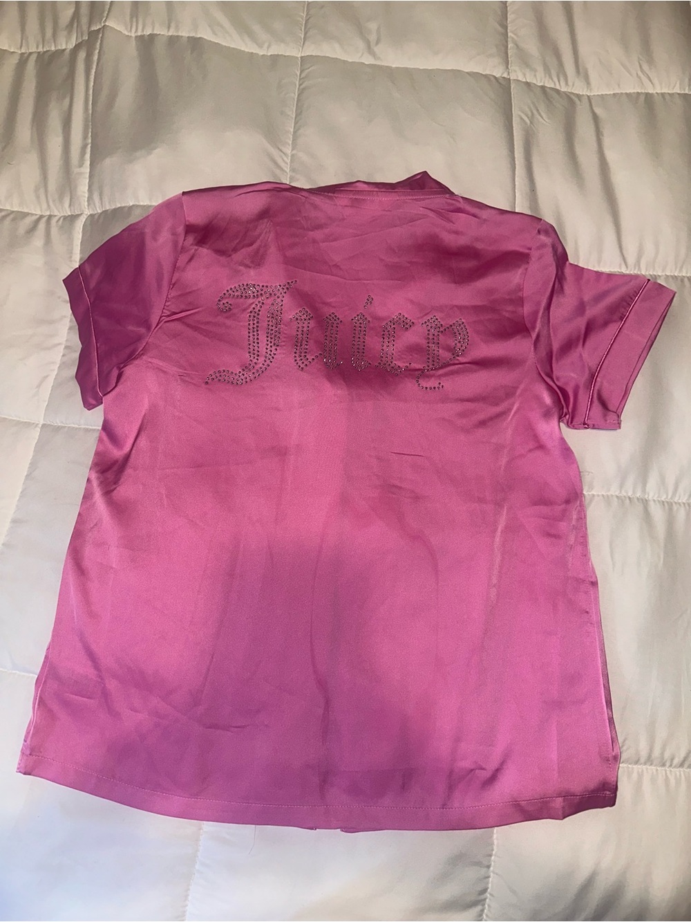 Juicy Couture Pink Rhinestone Pajama Set